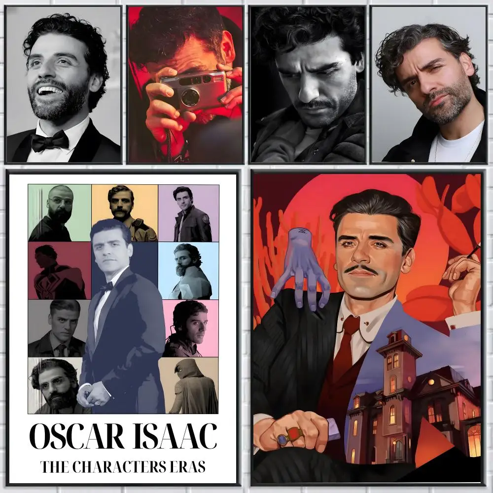 Oscar Isaac Poster HD Art Sticker Self Adhesive For Playroom Bedroom Hallway Home Wall Art Decor Gift