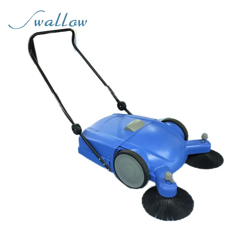 Street Cleaner 55L 70L 80L Unpowered Push Sweeper Large Capacity Road Outdoor Ride on Floor Sweeper