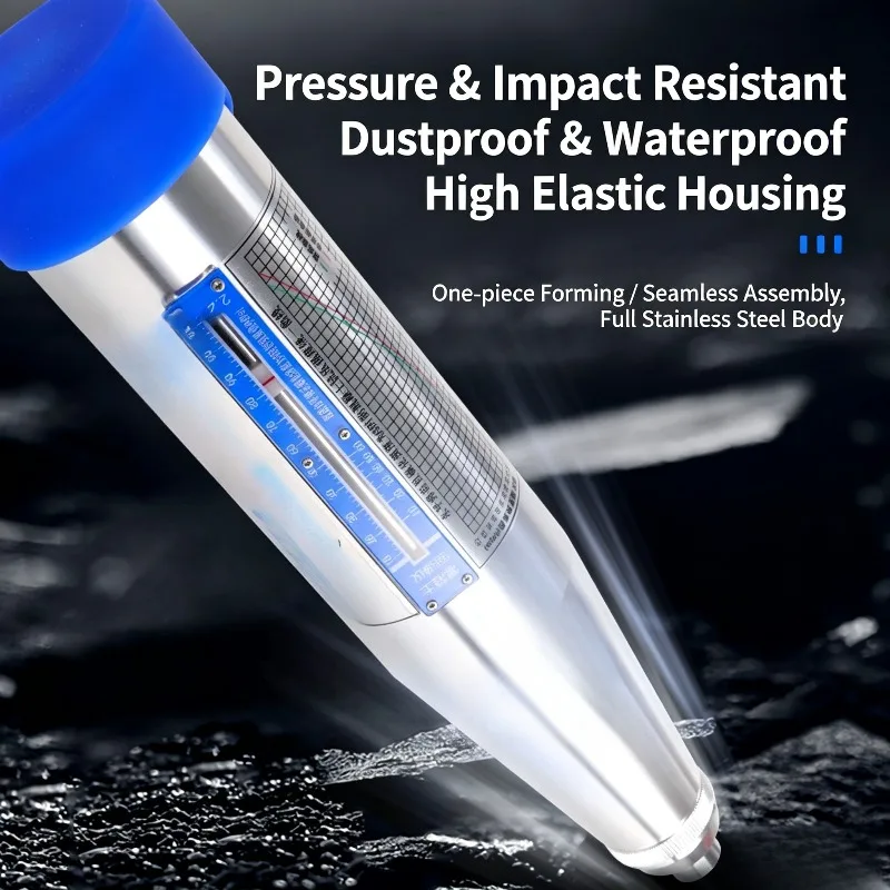 Digital & Mechanical Concrete Rebound Hammer, Concrete Compressive Strength Tester for Concrete, Brick & Mortar Strength Testing