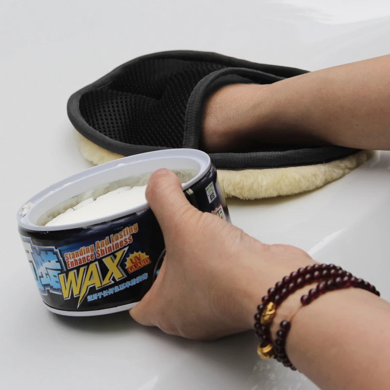 1PCS Car Cleaning Brush Cleaner Wool-like Soft Car Washing Gloves Cleaning Brush Motorcycle Washer Care Automotive Car Styling