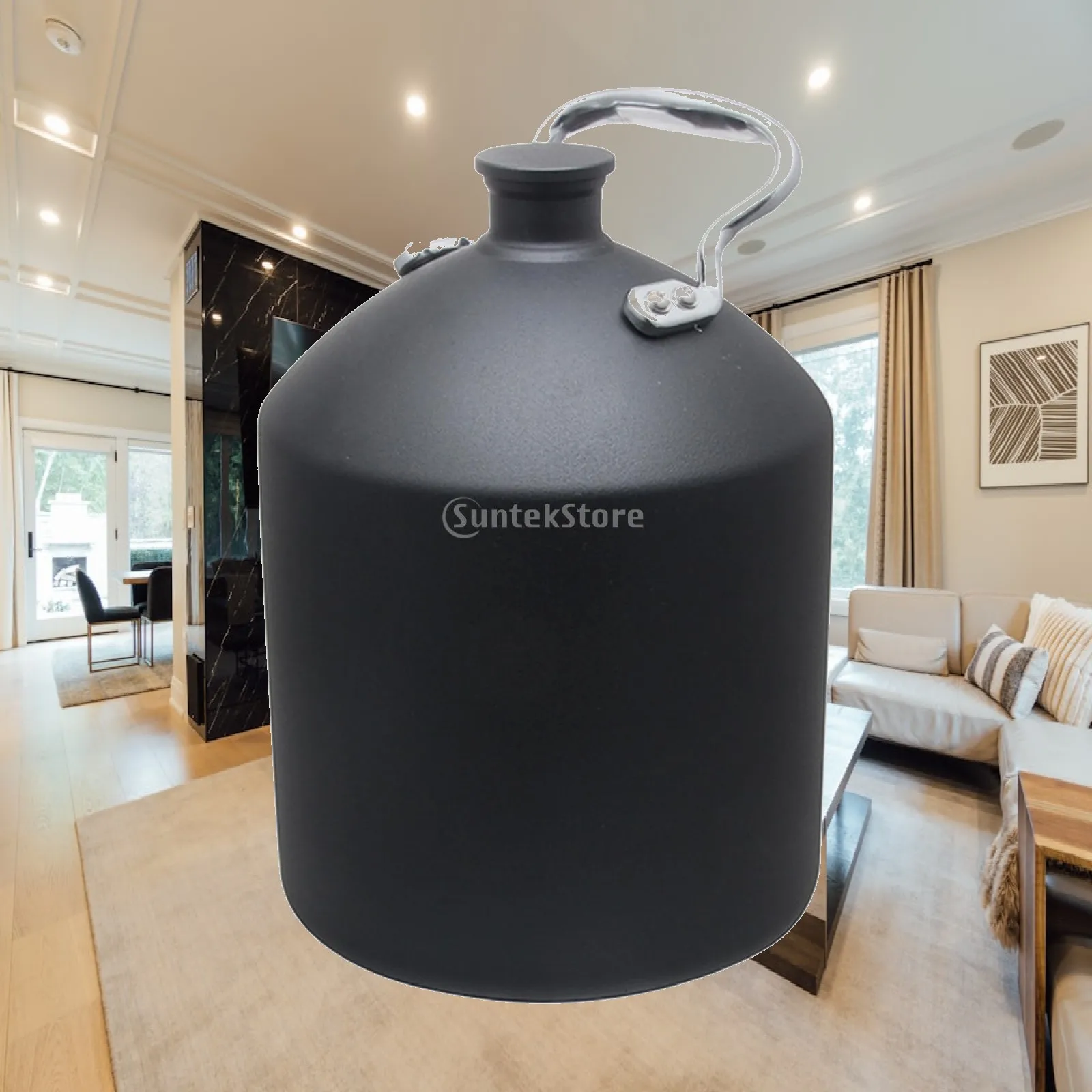 Heavy Duty Stainless Steel Brewing Keg for Beer and Spirits Storage with Secure Sealing Lid