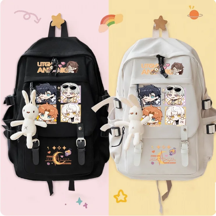 Anime Light And Night Osborn Evan Sariel Schoolbag Backpack High-capacity Shoulder Bag Cosplay Student Teenage Gift B091