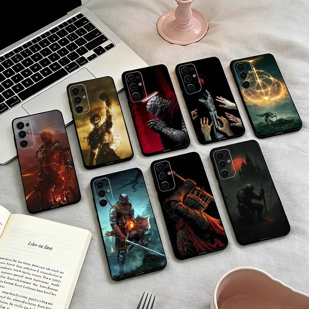 D-Dark Souls-u Game Phone Case For Samsung S25,S24,S21,S22,S23,S30,Ultra,S20,Plus,Fe,Soft Silicone Black Cover