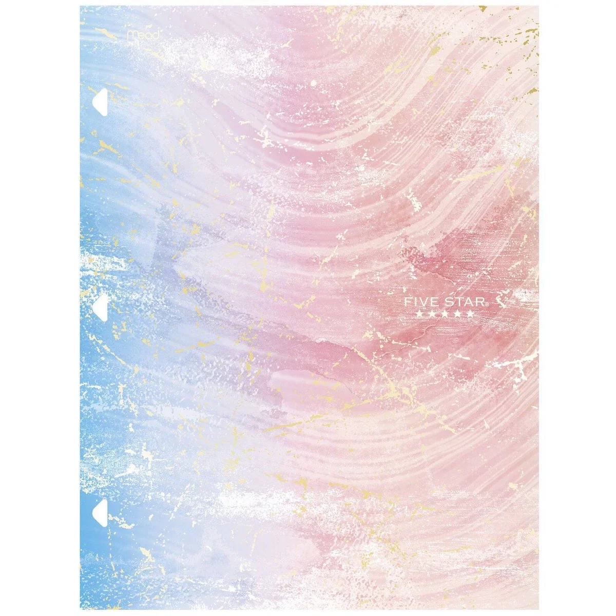 

Five Star 4 Pocket Paper Folder Daydream Portfolio: Multicolored, 3 Hole Punched, 150 Sheet Capacity, Stationery & Office