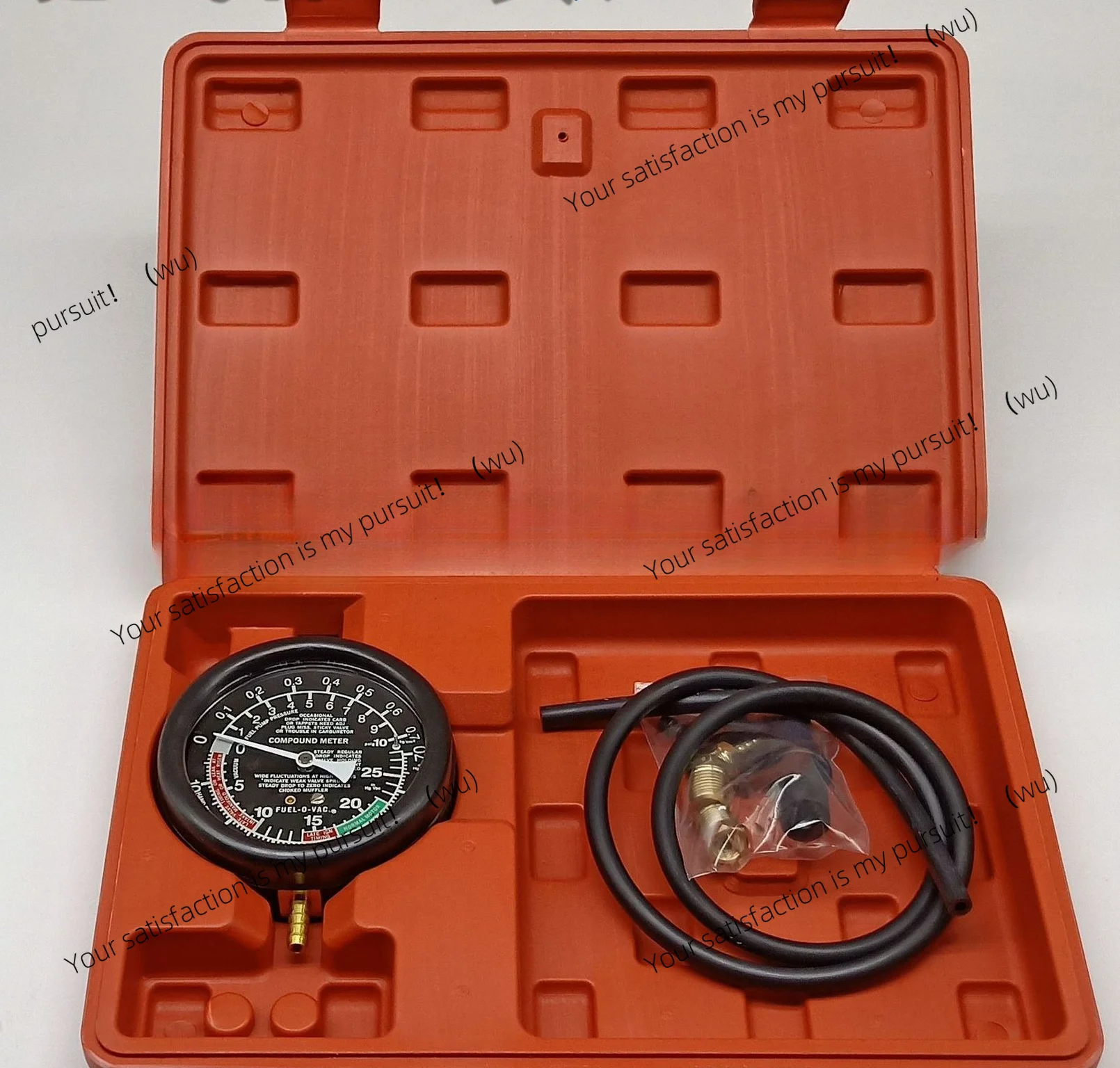 Fuel Pump Pressure Vacuum Tester Gauge - TU-1 Car Vacuum Pressure Gauge Portable