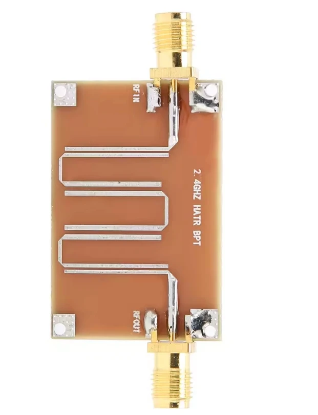 Bandpass Filter Module PCB Stable Signal Filters Board Smooth 2.3‑2.5GHz Efficient Easy Installation for DIY