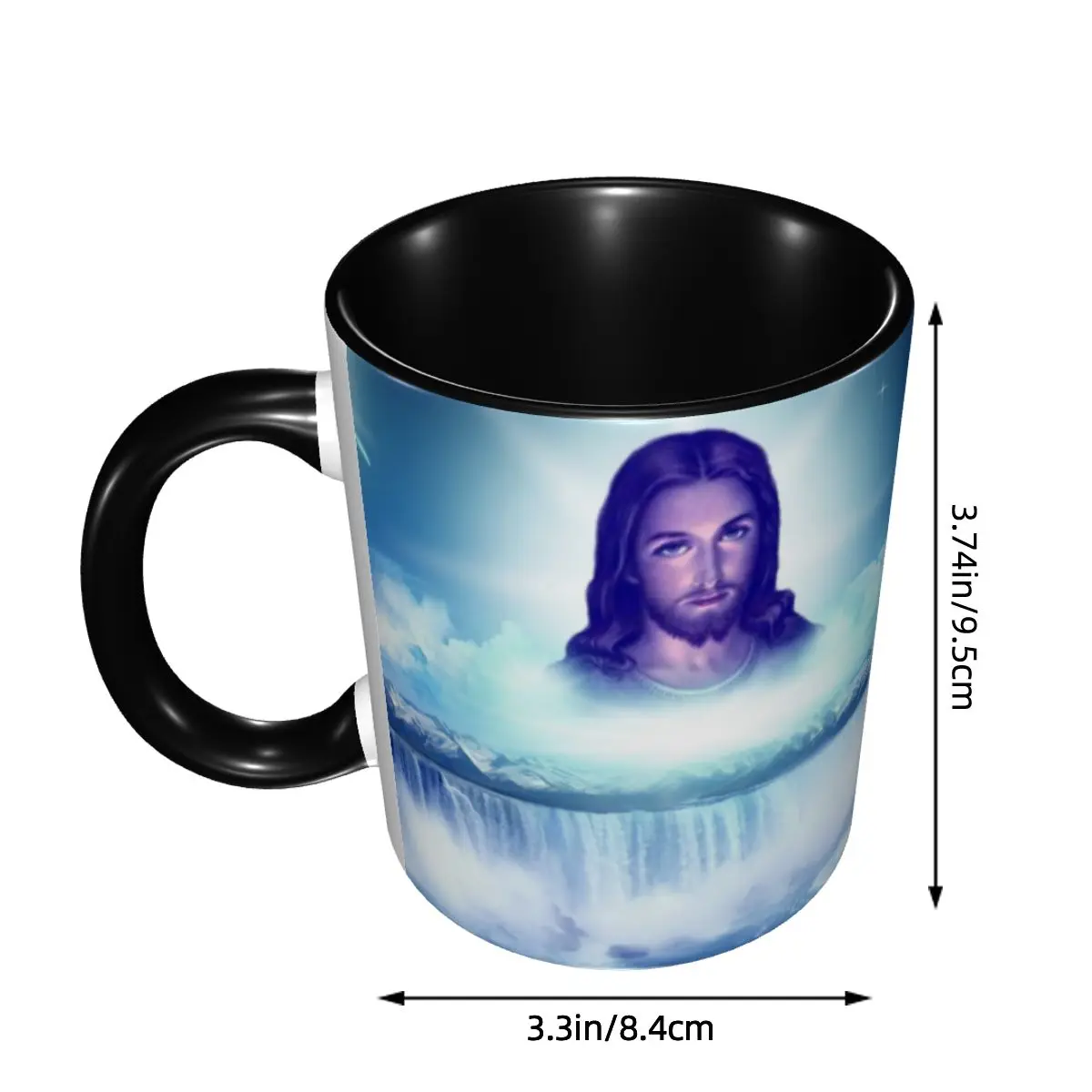 Custom Savior Jesus Christ Coffee Mug DIY Christian God Ceramic Tea Milk Cups
