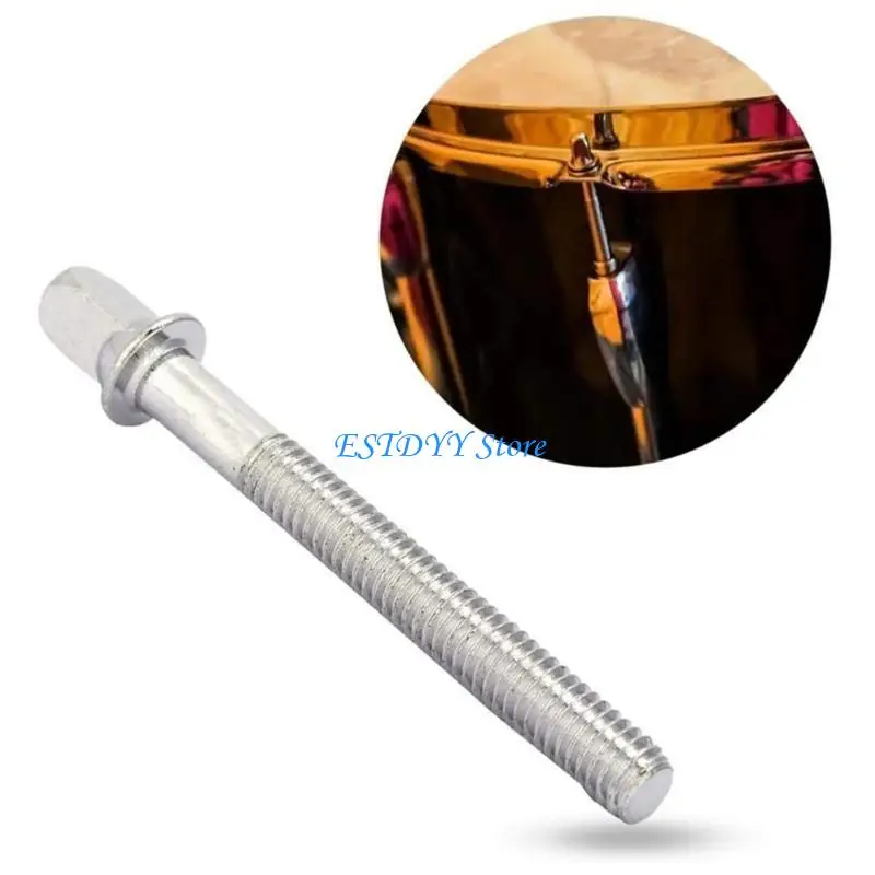 

G6DE 10Pcs Drum Tension Rods Screws Metal Drum Tight Screws Replacement Drum Blot