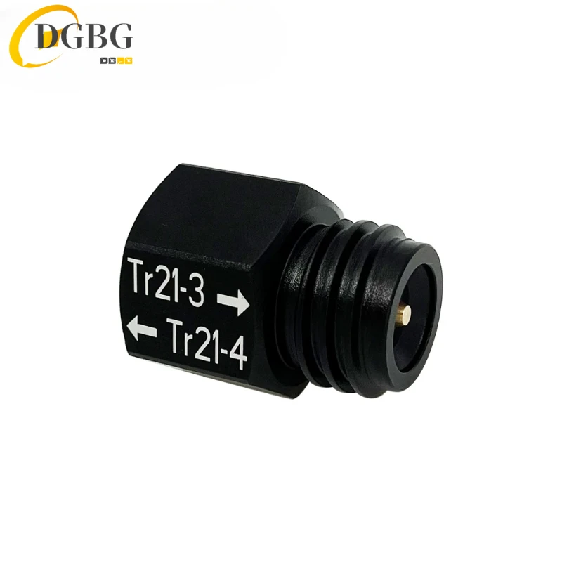 Soda CO2 Gas Convertor Adaptor for Sodastram Tr21-4 Female to Tr21-3 Male Threads Quooker Cube Tank Output Black