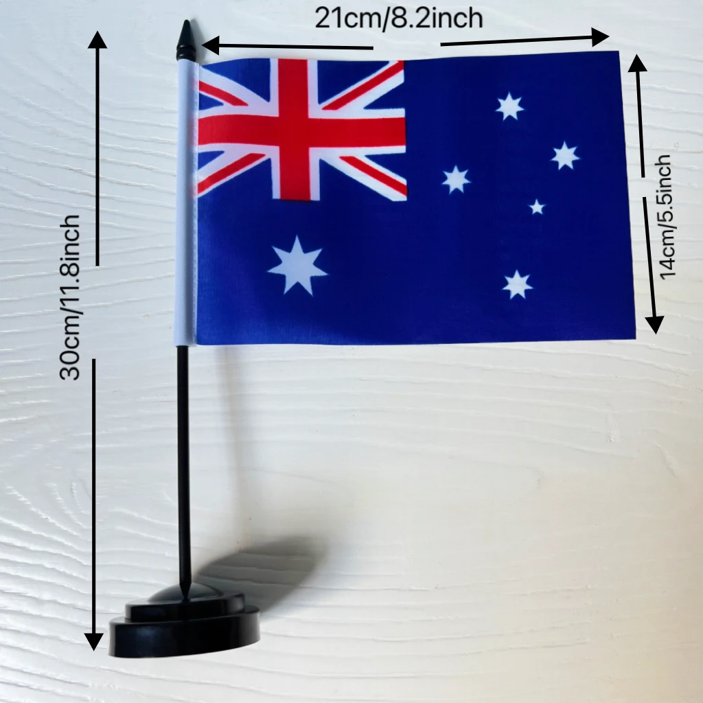 أستراليا مكتب الجدول مكتب العلم 14*21 سنتيمتر علم الدولة
