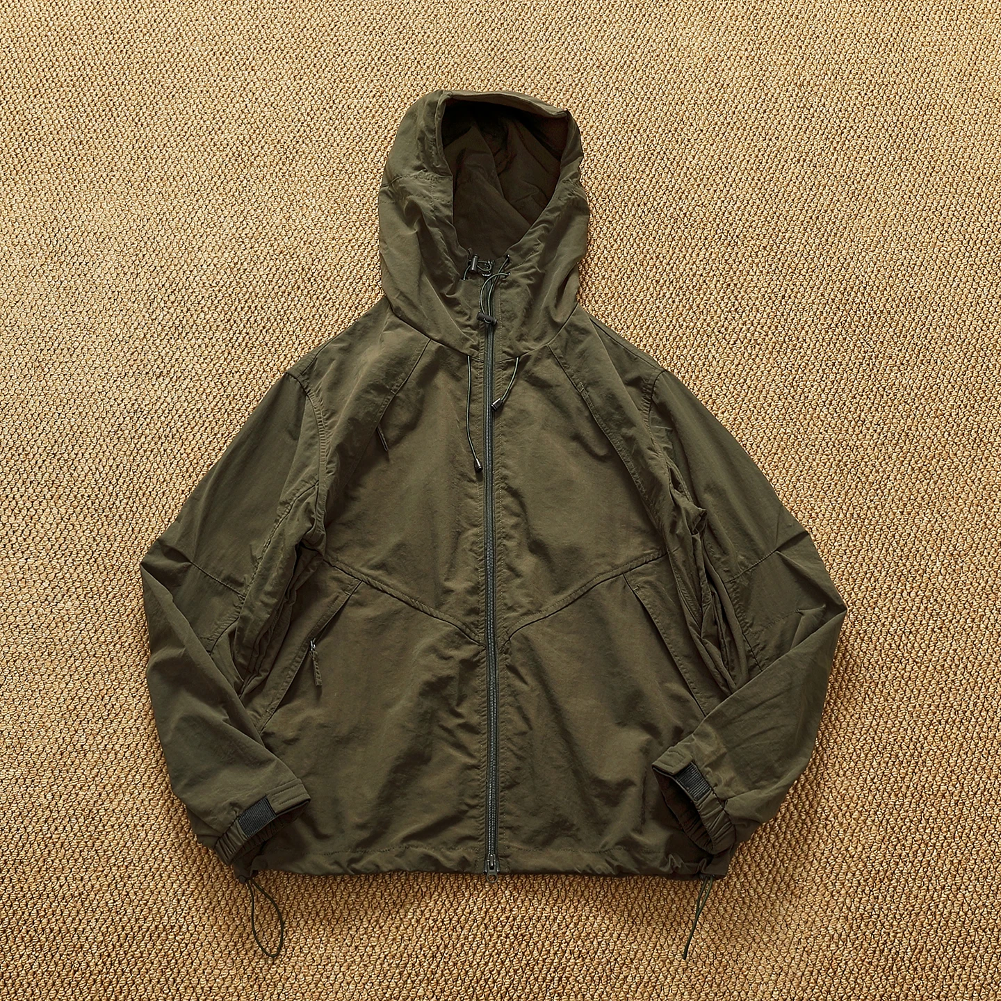 

Мужская модная функциональная куртка на открытом воздухе, повседневная рабочая одежда с дизайном Sle, длинное пальто на молнии