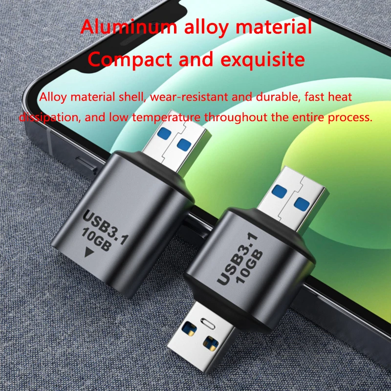 محول USB C 3.1 OTG بسرعة 10 جيجابت في الثانية محول شحن سريع من النوع C 3A لهاتف سامسونج وشاومي لأجهزة Macbook Pro Tablet #5