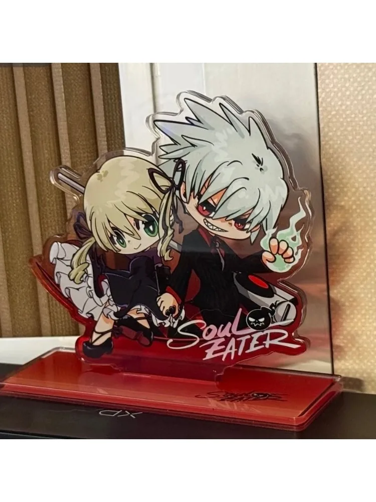 Soul Eater – support en acrylique, présentoir de figurines Maka Albarn, Collection de marchandises Anime Kawaii, accessoires mignons, décoration de bureau, cadeau d'ornement
