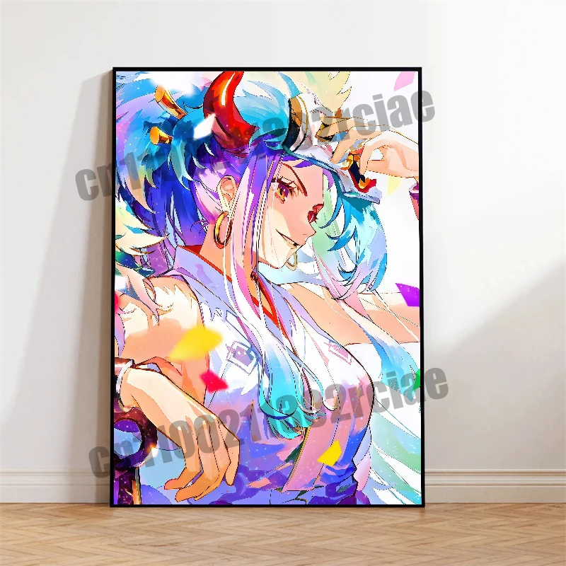 Japońskie Anime z Dzieciństwa One Piece Osobiste Super Fajne Obrazy Artystyczne Plakat na Płótnie Idealny do Dekoracji Sypialni Prezent
