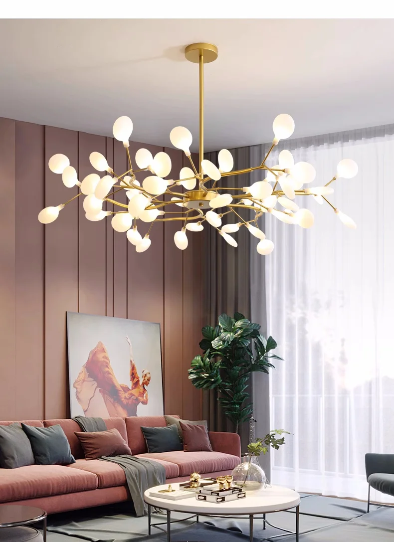 Nordic G4 LED Chandelier Lighting Branch Pendant