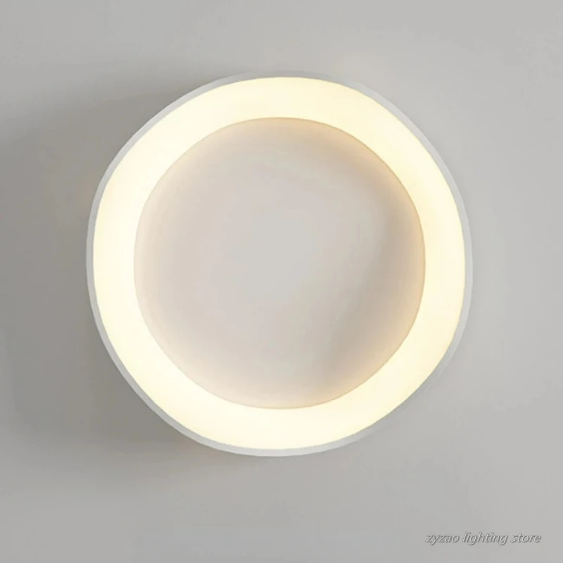 Moderne LED-Deckenleuchten, minimalistische schwarz-weiße Acryllampe für Schlafzimmer, Arbeitszimmer, Wohnzimmer, Flur, Eingangsbereich, Beleuchtungskörper