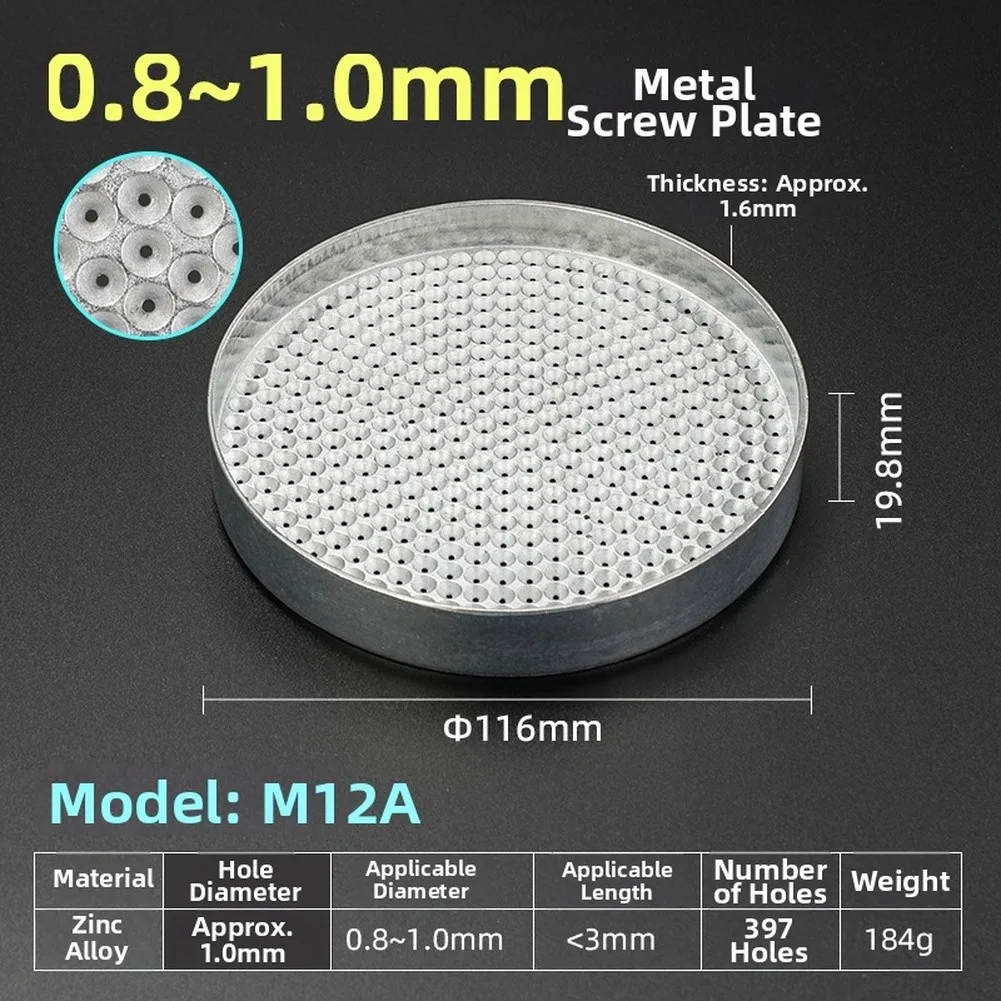 錆びにくい亜鉛合金製ネジオーガナイザートレイ（ネジ径08～10mm、35～40mm、m12a、m15a、m20a、m25a、m30a、m35a、m40a、m50a対応）