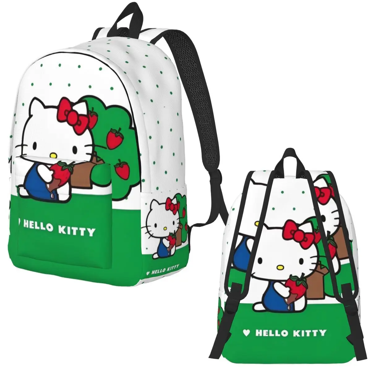 Hello Kitty Sanrio Backpack for Boy Girl Kids Student School Bookbag Daypack Preschool Kindergarten Bag Hiking