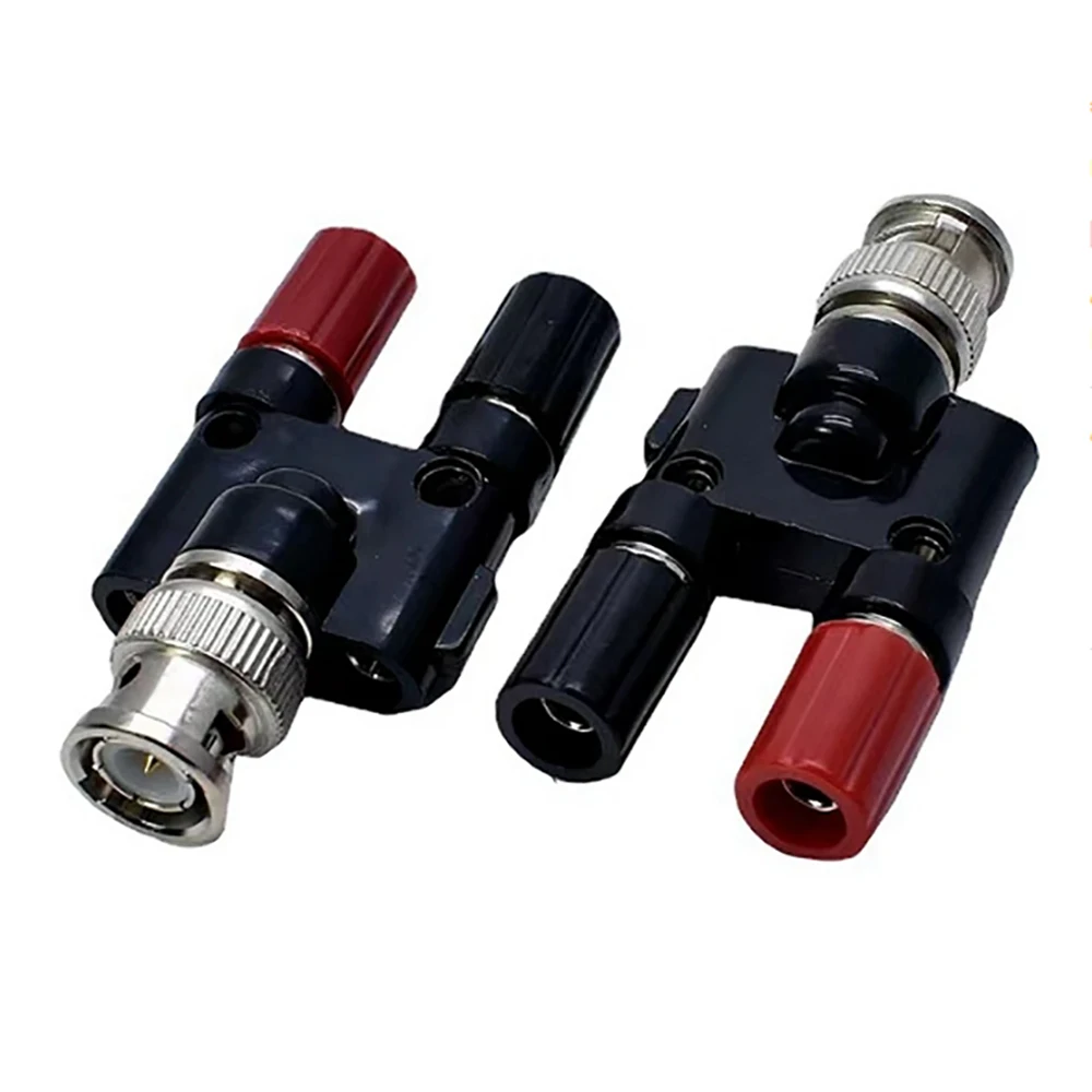 2/4/8/10PCS  Connector BNC Male Plug to Banana Female Jack RF Adapter Coaxial High Quanlity 4mm Banana adapter pole