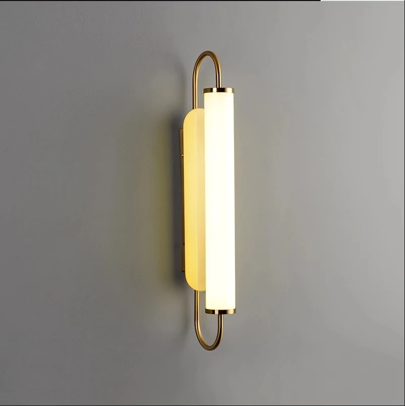 White Tube Wall Lamps Modern Dining Living Room Home Decor Wall Sconce Creative Bedroom Bedside Lighting fixture