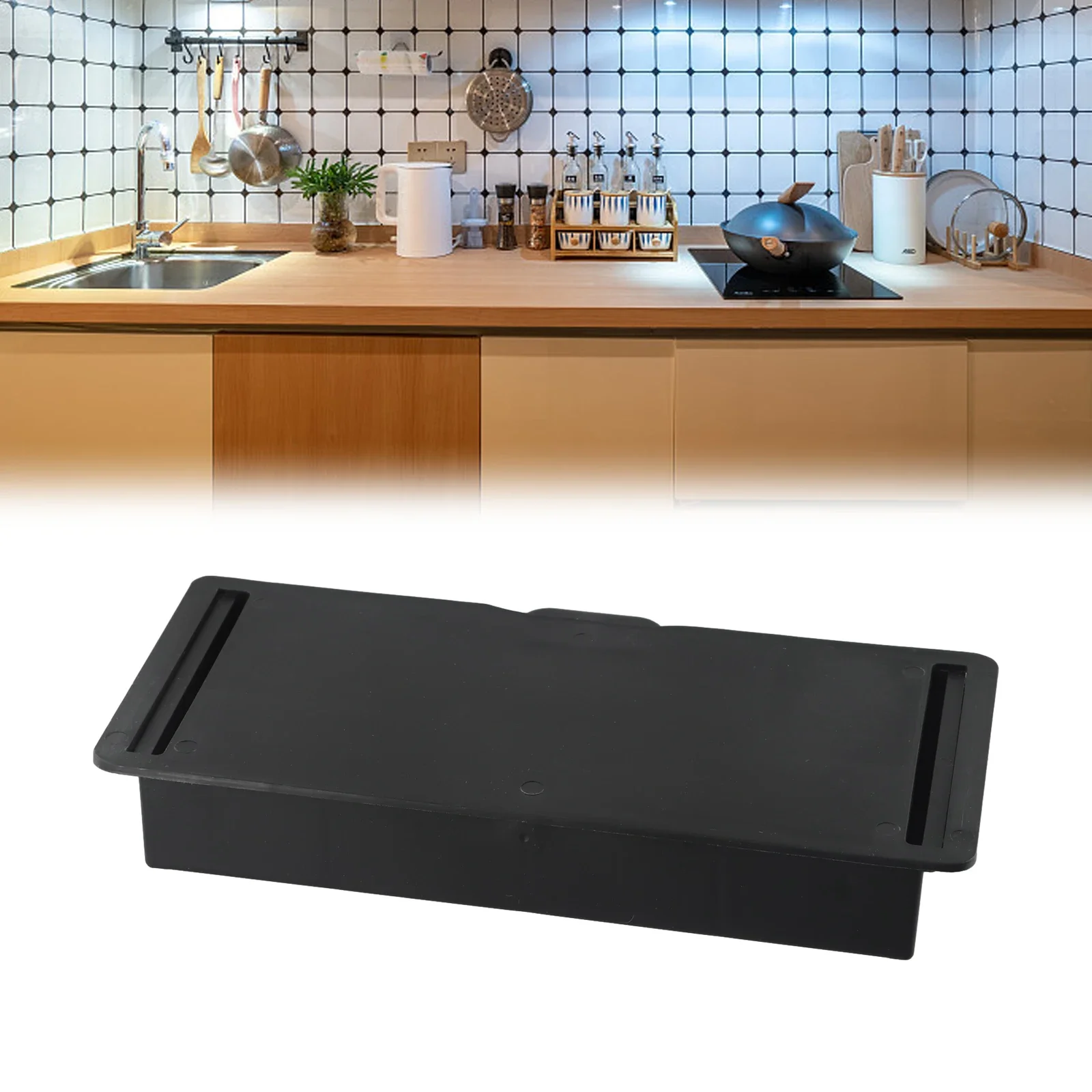 Organizador de cajones de almacenamiento debajo del escritorio, cocina, sala de estar, dormitorio, productos para el hogar, adhesivo para oficina