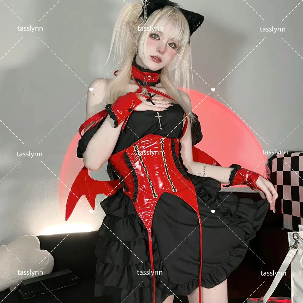 

Dark Sexy Little Devil Cosplay Costumes Original Sexy Dress for Women Enchanting Demons Halloween Cos Dark Series