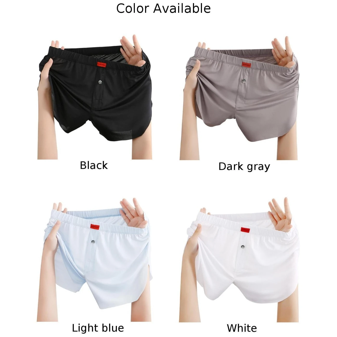 Mens Sexy Loose Middle Rise Underwear Briefs Home Shorts Underpants Panties Seamless Solid Stretch Male Aro Pants