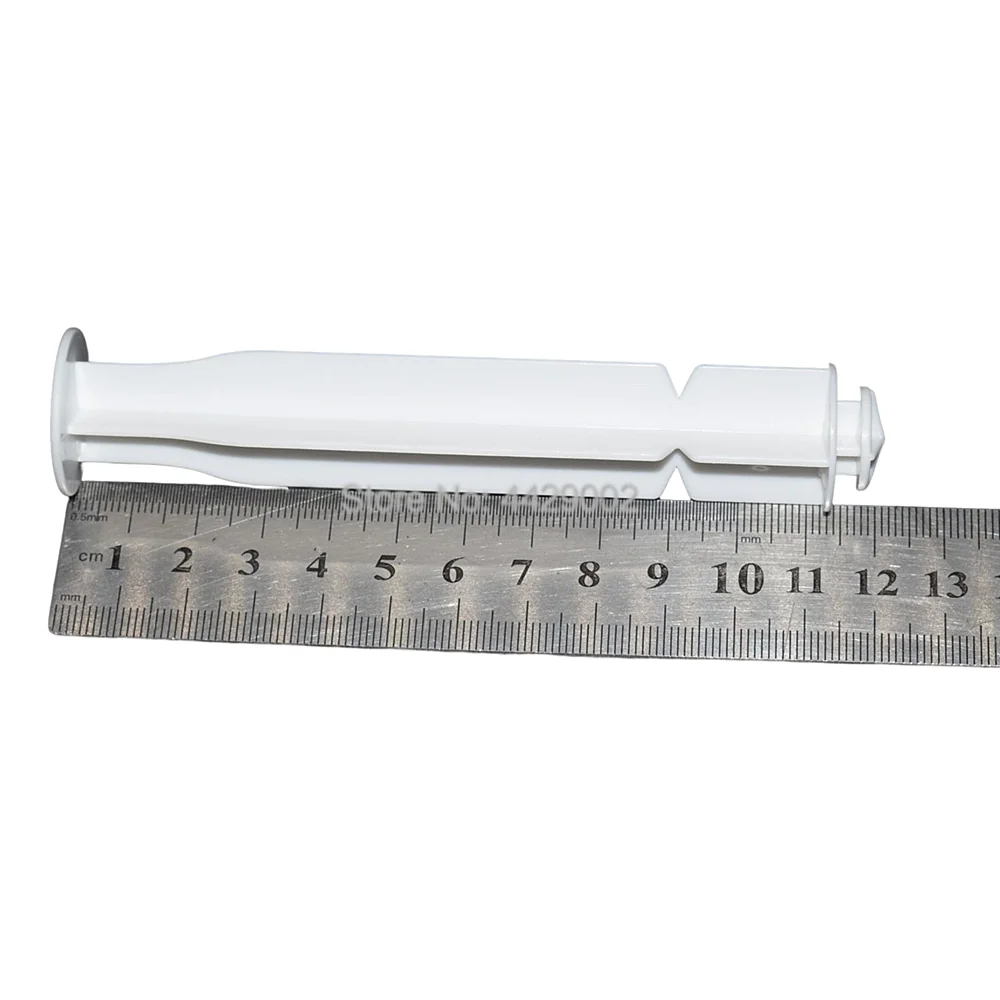 500 Stück 30cc Spritzenzylinder, 30ml Klebstoffspender, Industrie-Tube, Handdruckstange, Klebstoff-Dosierspritze, Kolben-Werkzeugset – Detail 6