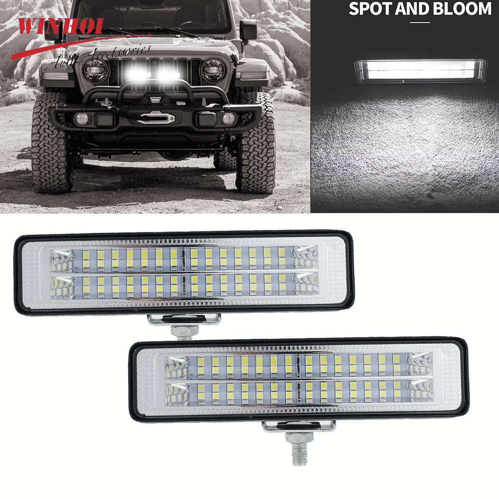 Car LED Lightbar 12-24V Led Headlights 4X4 OFFroad Spotlights Driving Fog Lamp LED Work Light Bar for ATV USV Tractor Truck