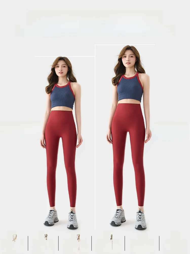 Emagrecimento de cintura alta verão calças de yoga feminino fino arcaskin apertado ajuste bot para uso casual poliéster náilon elastano mistura