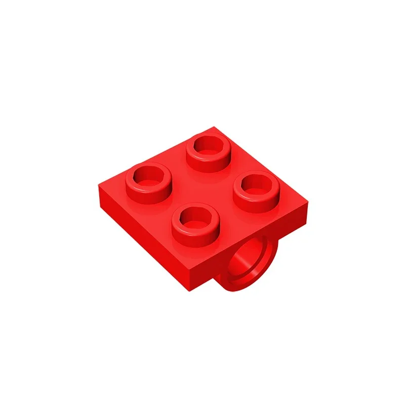 Gobricks 1 pz MOC 2x2 con 1 foro per perno mattoni compatibili con 10247 modello di blocchi di costruzione parti bambini fai da te assembla giocattoli regali