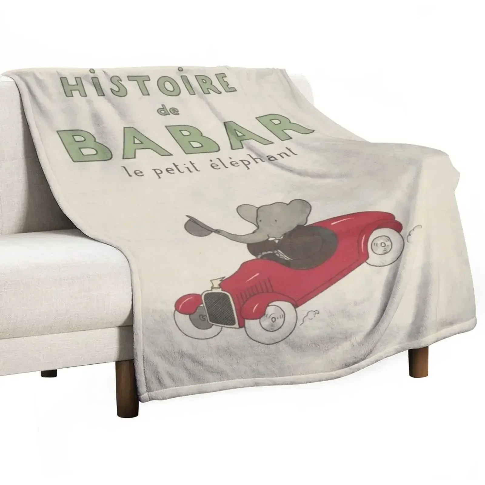 

Histoire de Babar Throw Blanket christmas decoration wednesday Blankets