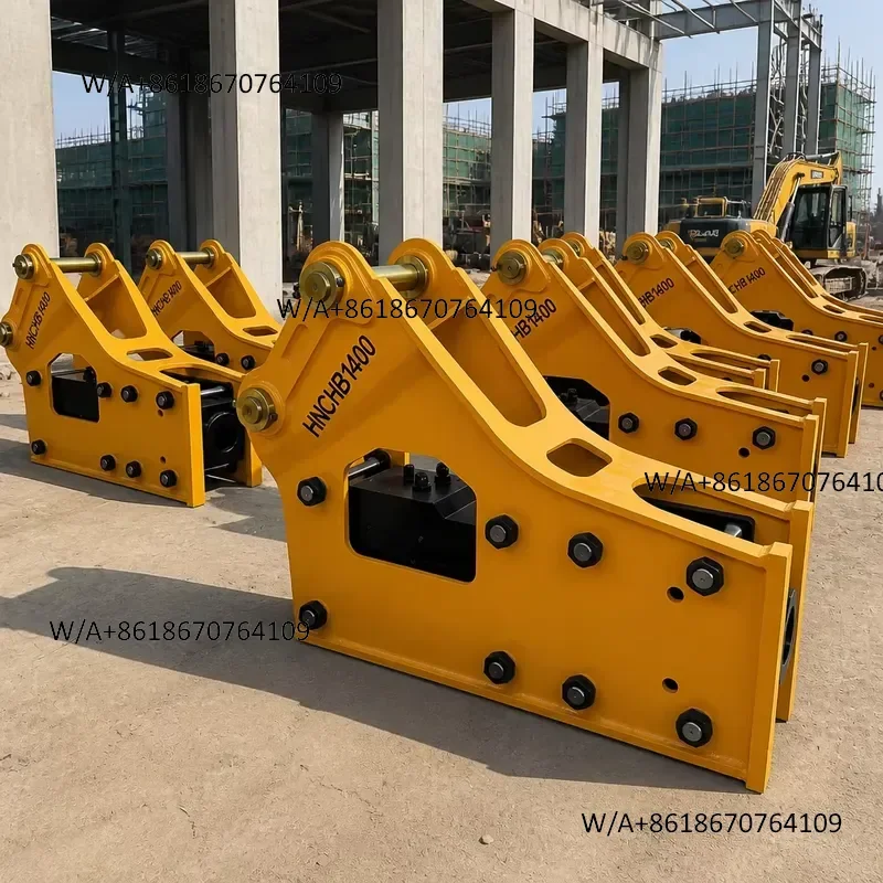 Hot Seller 20-30T Excavator Road Construction Equipment Silenced Type Hydraulic Breaker Hammer