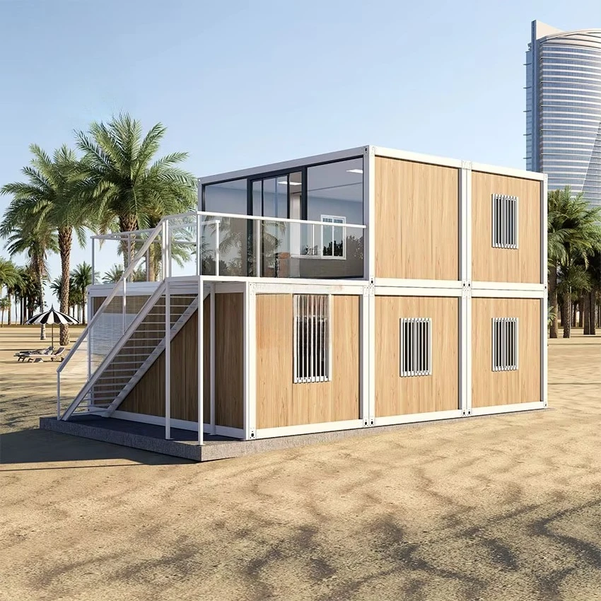 المعيشة الجاهزة 1 2 3 4 غرف نوم مكتب حزمة مسطحة حاوية المنازل المحمولة الجاهزة المنازل اثنين غرفة نوم المرفقة المرحاض