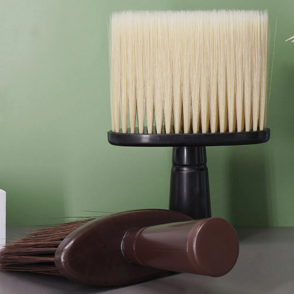 3Pcs Neck Hair Duster Gentle Brush Creative Design for Barbers Stylists Hair Cutting Salon Barber Haircut Neck Duster