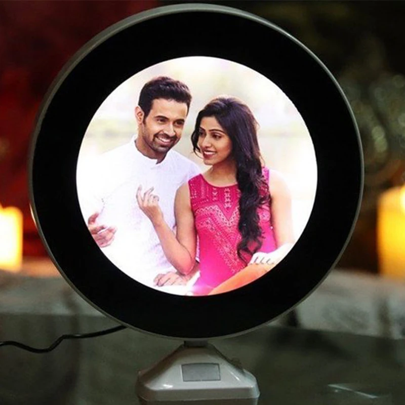 1Pc 昇華ブランクマジック化粧鏡フォトフレームカスタム結婚式/ホーム/ホテル/バレンタインの装飾ギフト