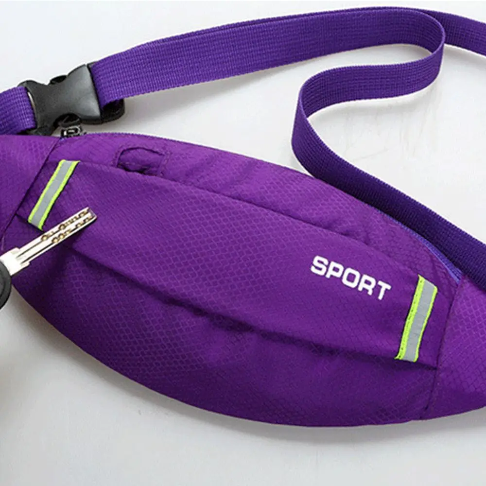 Gym Bag Small Crossbody Sling Bag Waterproof Pocket Phone Bag Running Waist Bag Phone Holder Anti-theft Adjustable Running Pouch