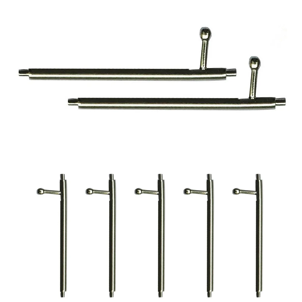 10Pcs Quick Release Spring Bars Watch Band Replacement Pins Diameter 1.5mm Slide Lever Insert Remove Watch Strap