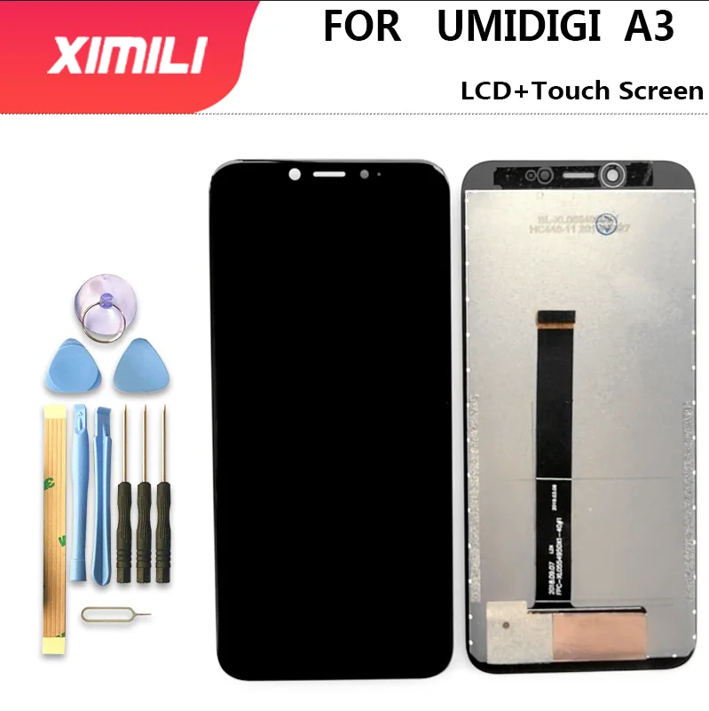 

5.5'' For UMI Umidigi A3 LCD Display and Touch Screen Digitizer Assembly Repair Parts+Tools For UMI UMIDIGI A3 lcd+tools