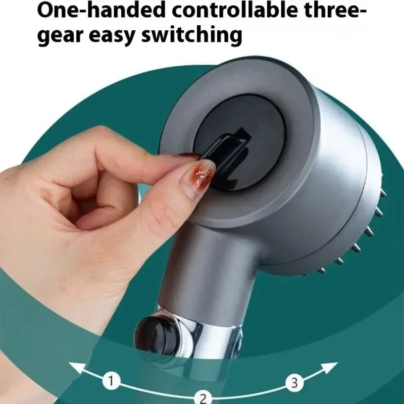 رأس دش قوي فائق الشحن مع وظيفة واحدة للاستحمام والتصفية والاستحمام والرش لديكور الحمام