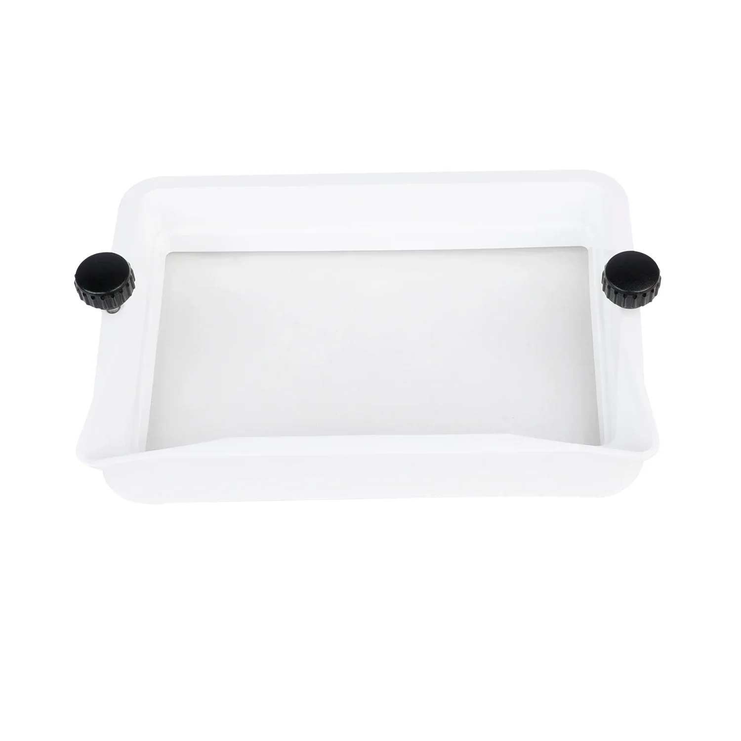 ملحقات الطابعة ثلاثية الأبعاد Creality HALOT-R6 طقم صينية 198.56 × 132.73x30.4 طقم فات من الراتنج الأبيض طقم صينية بلاستيكية لشاشات HALOT-R6 LCD