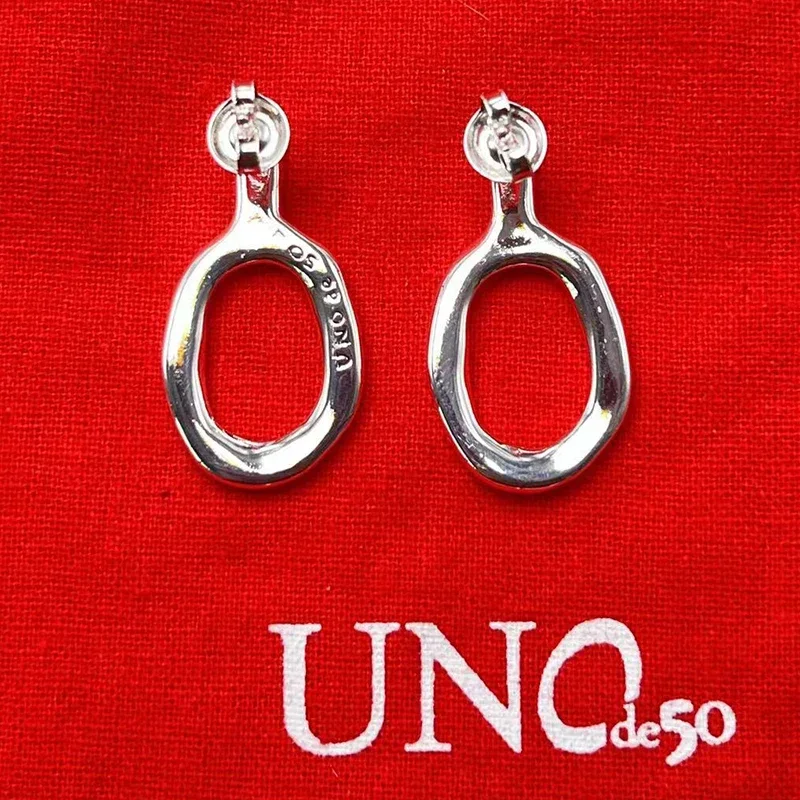 2023 UNOde50 earring Venda Quente Espanhol Simples Criativo Geometria Brincos Das Mulheres Jóias Gift Bag