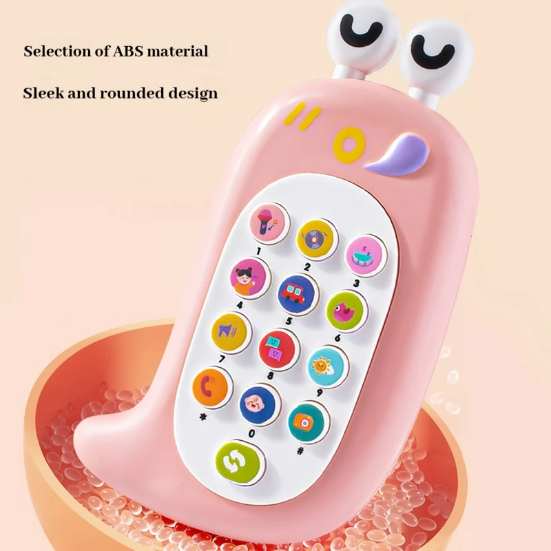 Jouet de téléphone pour bébé, son de musique, jouets de couchage avec anneau de dentition, Simulation de téléphone pour enfants, jouet éducatif précoce, cadeaux pour enfants