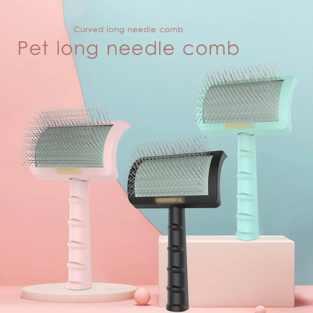 Freeship Pet Dog Hair Removal Needle Combs Fur Trimming Cleaning Slicker Brush Grooming Tool Cat Detangler Puppy Pet Accessories