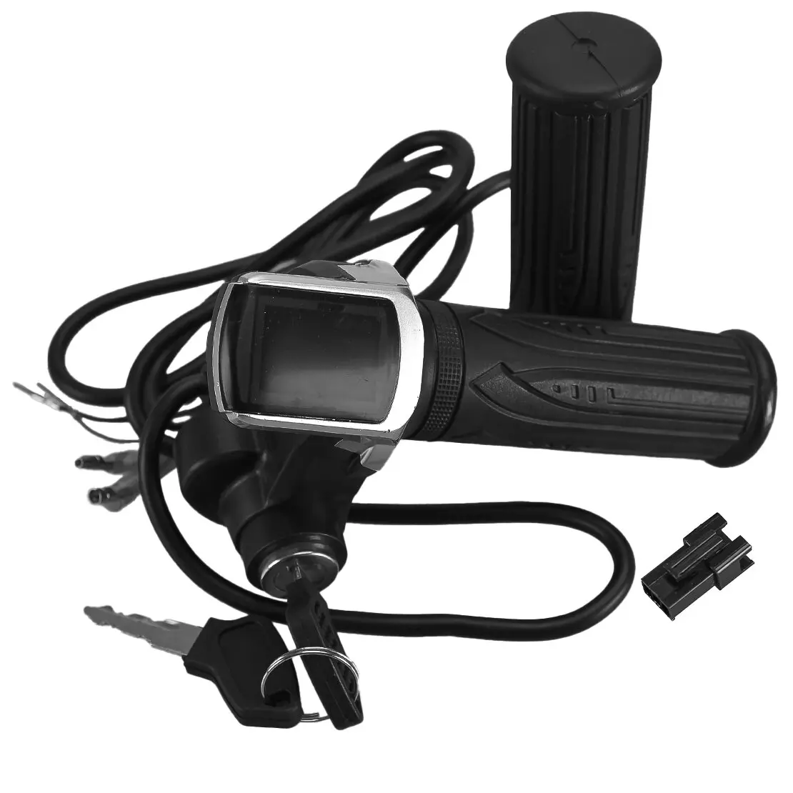 

1 пара электрического велосипеда, поворотная дроссельная заслонка, электронный велосипед, скутер, контроль скорости с 2 ключами, 48 В