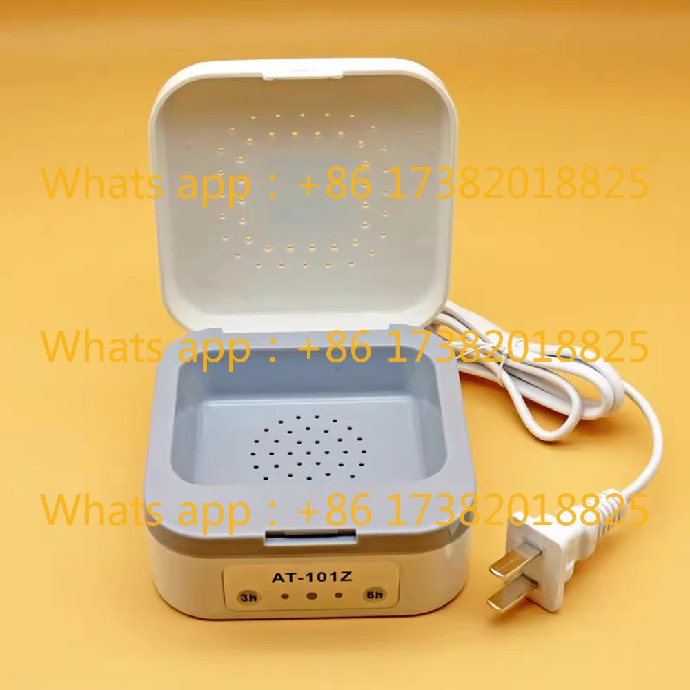 AC 220V Electric Dryer Box for Hearing Aids & Cochlear Implants - Portable Automatic Timer Moisture-Proof Case (3H/6H Modes)