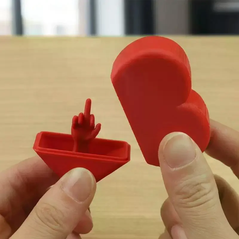 3D Printed Heart Shaped Surprise Box Funny  Hidden Decor Novelty Prank Toy Romantic Joke Gift For Valentine