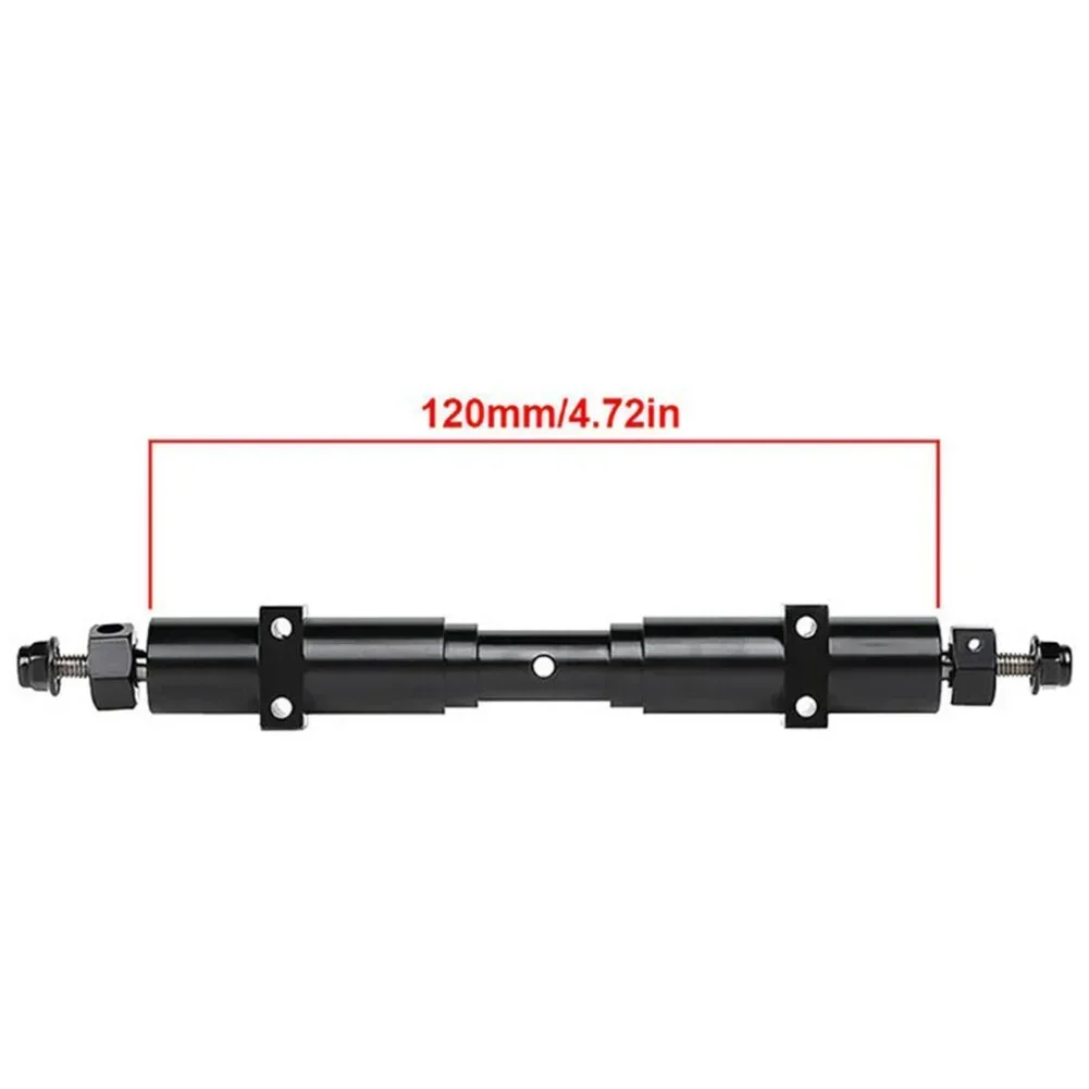 Achterwielas Metalen achterwielas Upgrade-onderdelen voor 1:14 Tamiya Tractor Trailer RC Auto Modelbouwaccessoires