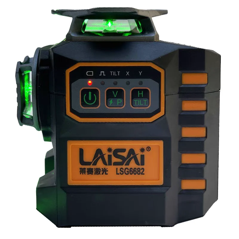 

Laisai LSG6682 High Precision Strong Light Green Level Fine Line Reversible Electronic Level For DIY
