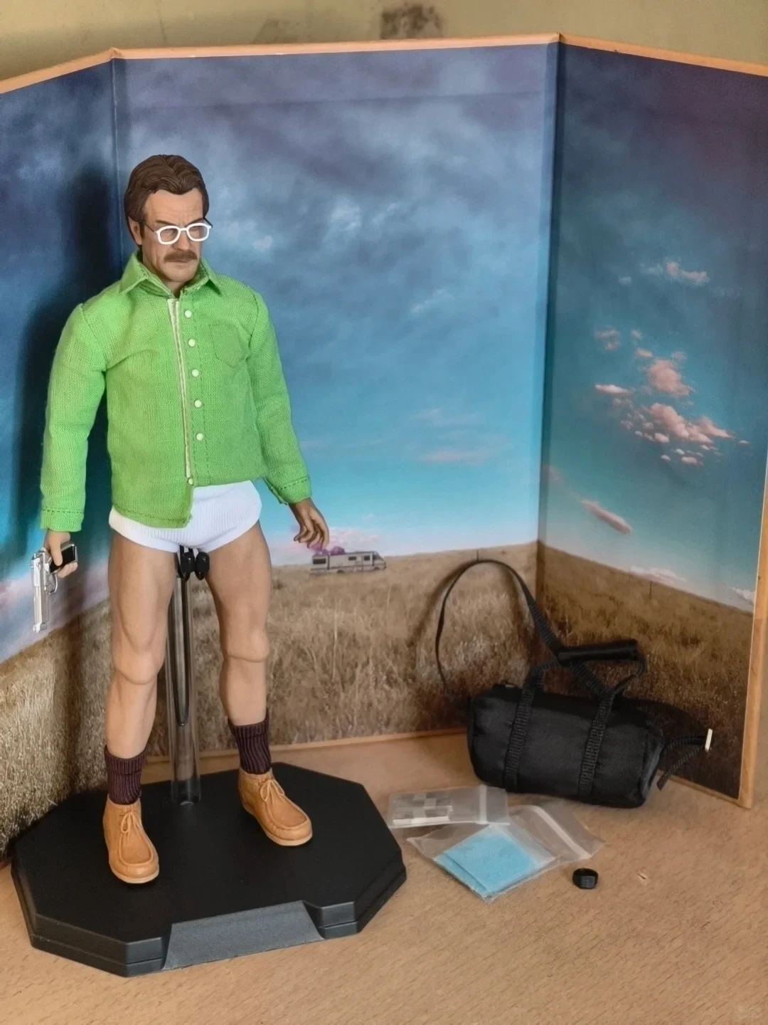 En Stock, Figura Original de Flashback Studio M087 1/12 de Walter White 2.0 de Breaking Bad, Figura de Acción Articulada de 6 Pulgadas, Modelo de Juguete